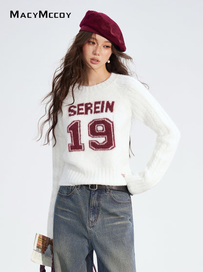 MacyMccoy MMC2025178 Contrasting twisted sweater