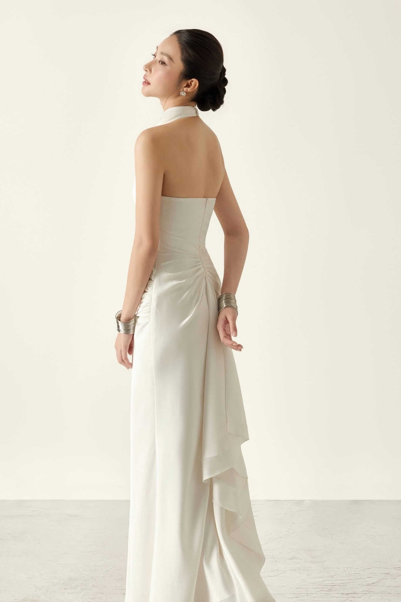 BYDENIO Rachel draping bodycon dress