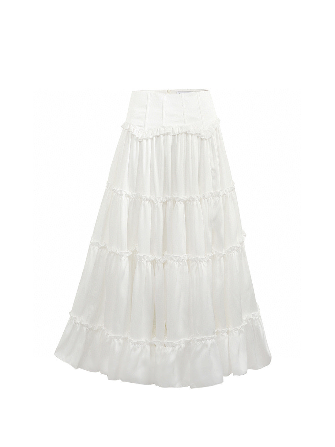 Jean Soo Satin lace patchwork corset + skirt set