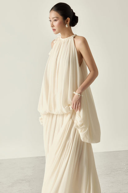BYDENIO Matila Halter Neck Maxi Dress