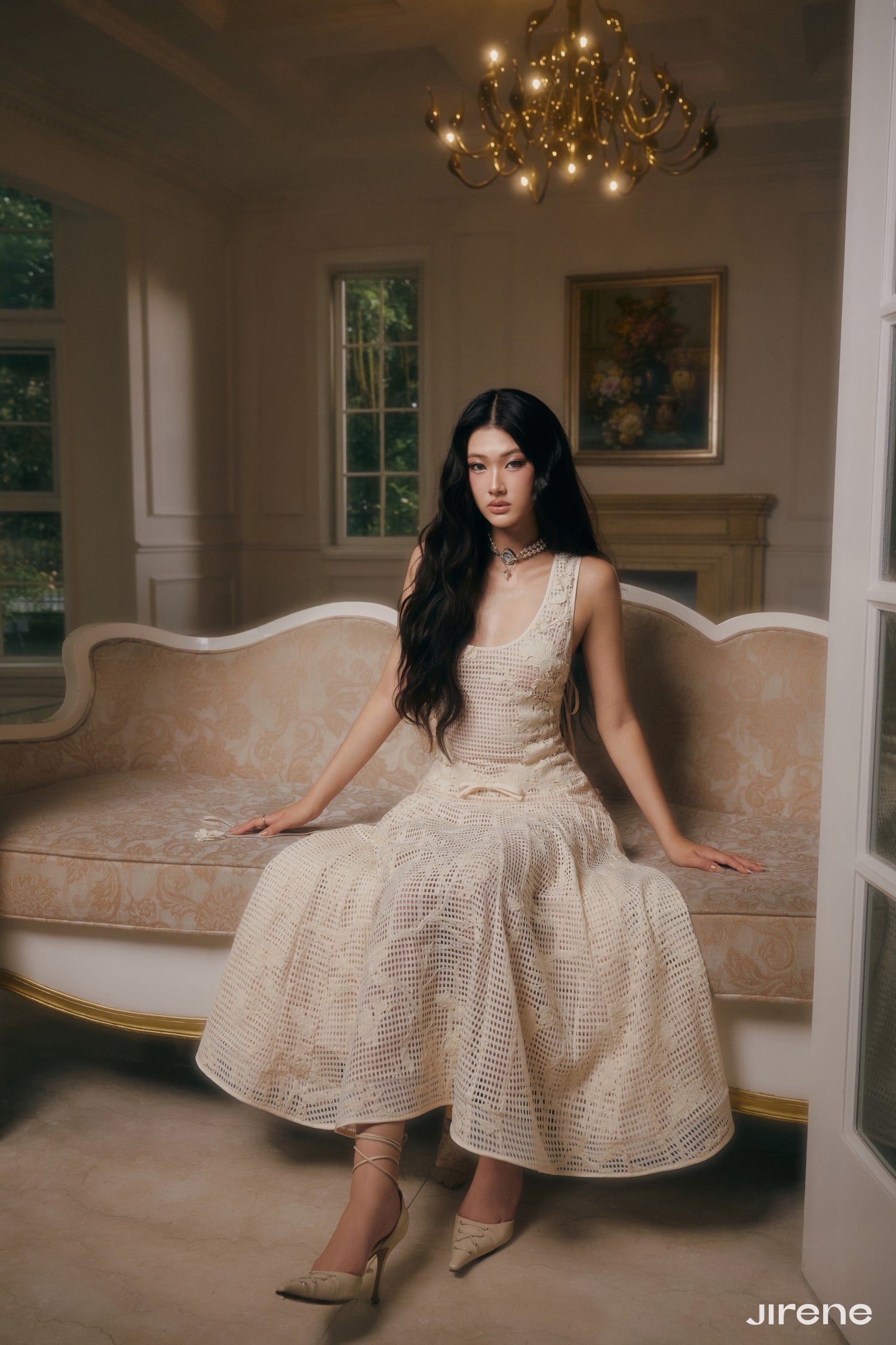 Jirene CREME DRESS