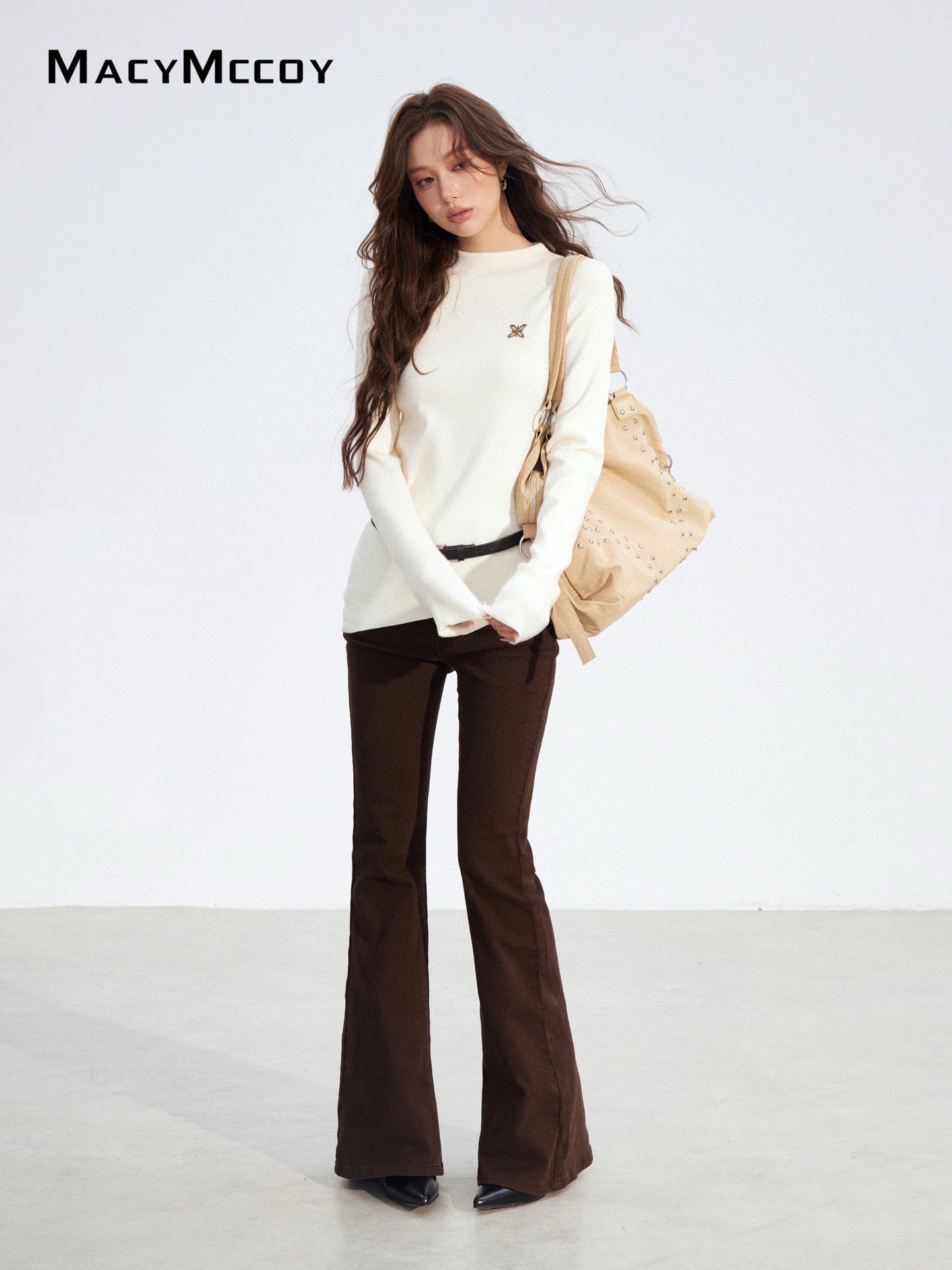 MacyMccoy MMC2025187 Irregular knitted base top