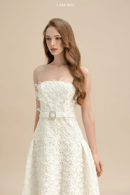 LAMORIS Lace Butterfly Dress