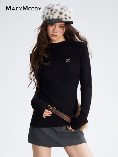 MacyMccoy MMC2025187 Irregular knitted base top