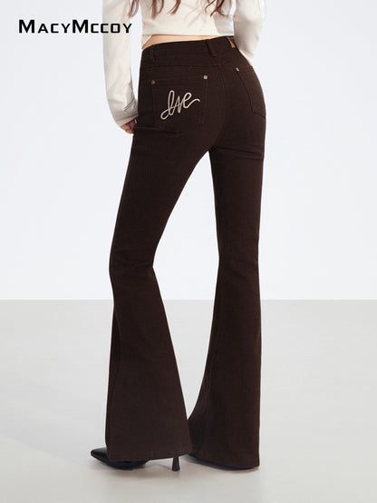 MacyMccoy MMC2025188 Micro embroidered denim jeans