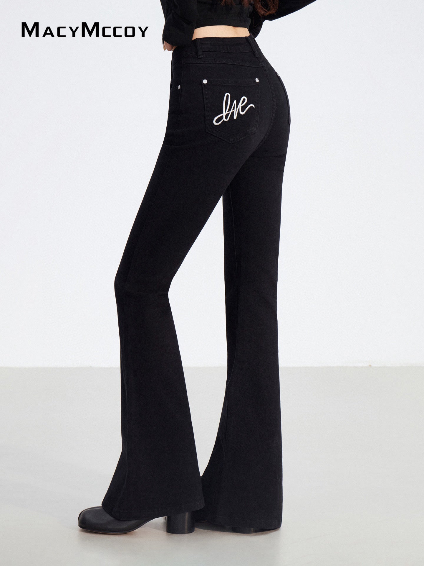 MacyMccoy MMC2025188 Micro embroidered denim jeans