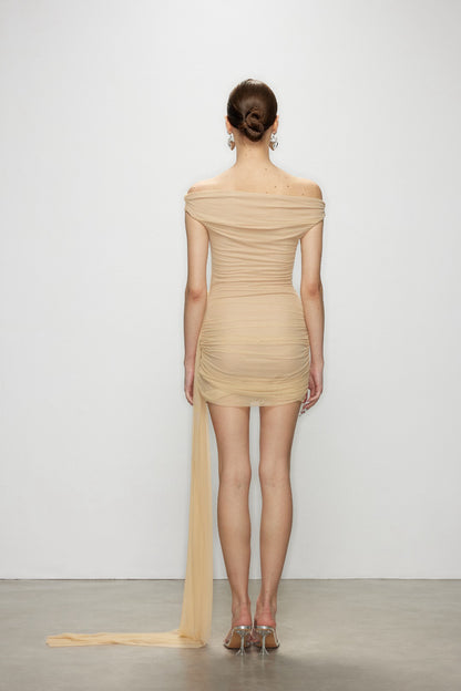 Artel Retro AR-25AW-DR002 Trailing mini dress (Beige)