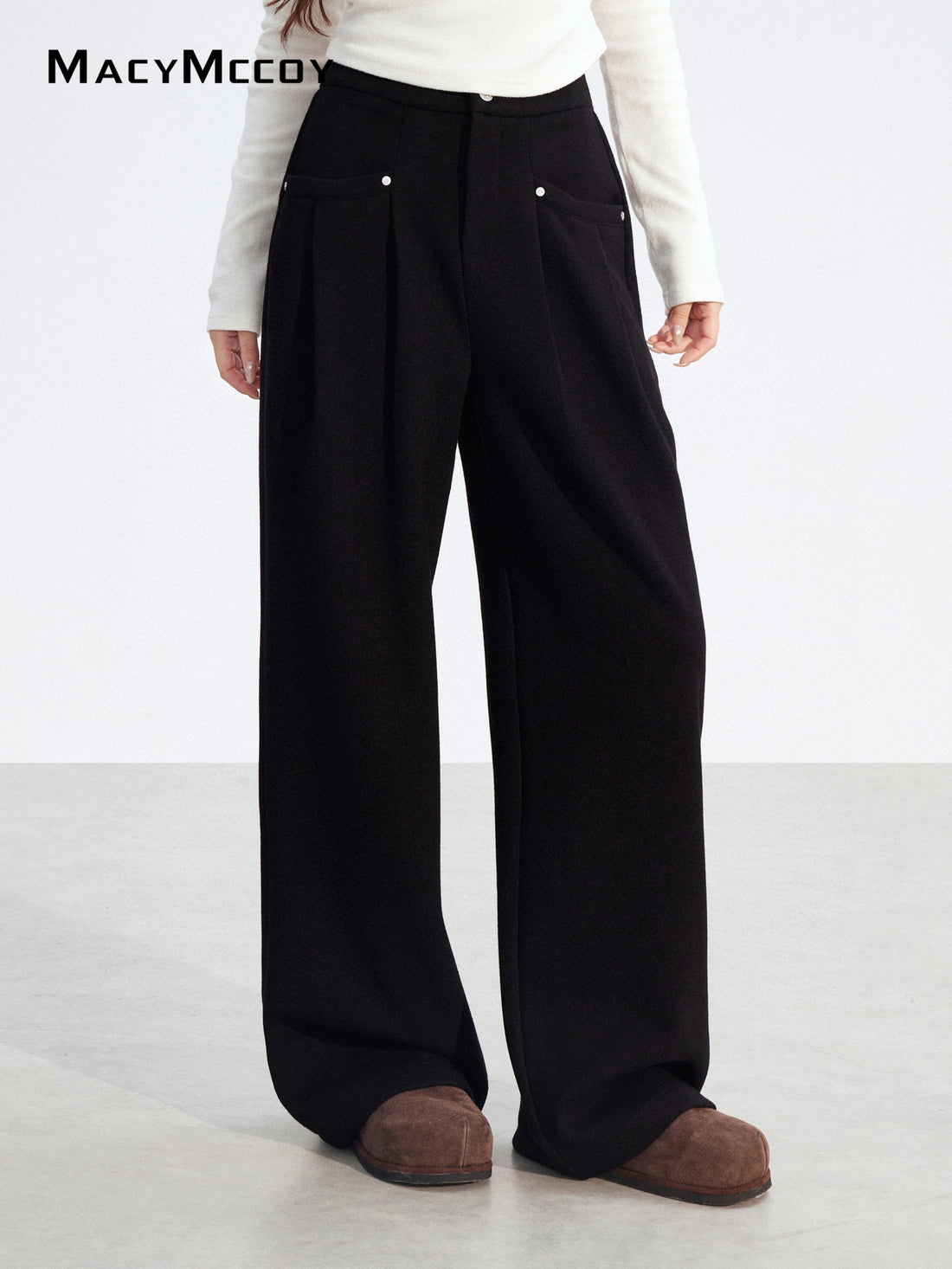 MacyMccoy MMC2025195 Chenille loose pants