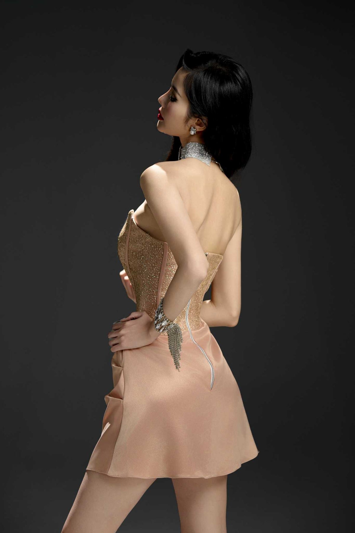 RITARA Diamond Veil Dress