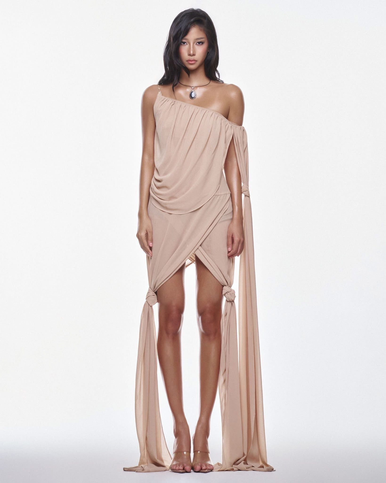 Ibiboss VENESSA DRESS (BEIGE)