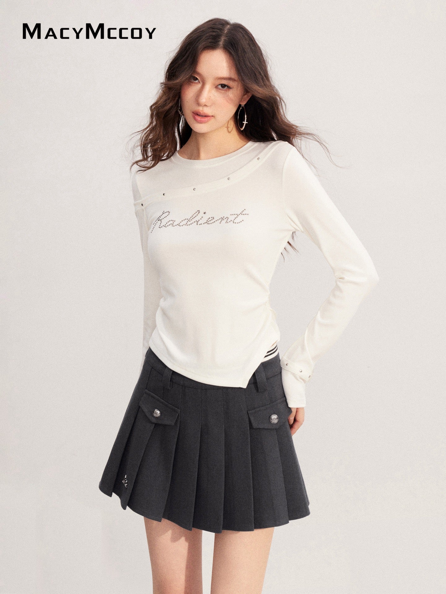 MacyMccoy MMC2025236 Irregular patchwork top