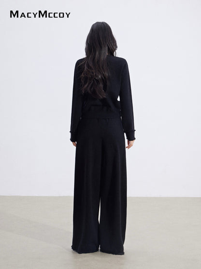 MacyMccoy MMC2026001 Fake two-piece knitted suit