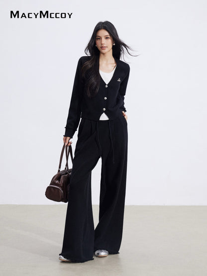 MacyMccoy MMC2026001 Fake two-piece knitted suit