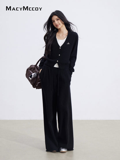 MacyMccoy MMC2026001 Fake two-piece knitted suit