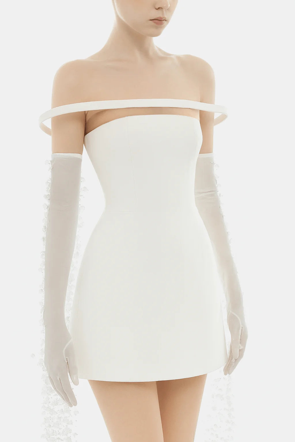 Montsand Ivory Flower Gloves