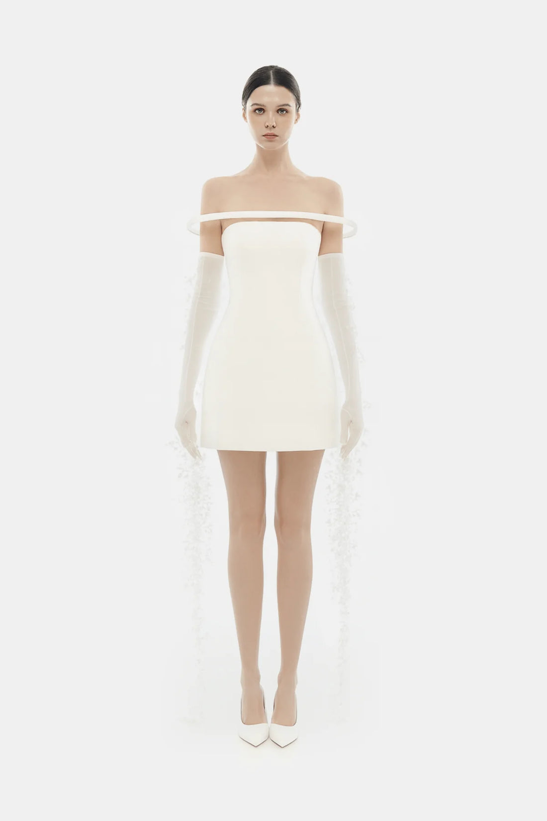 Montsand Ivory Flower Gloves
