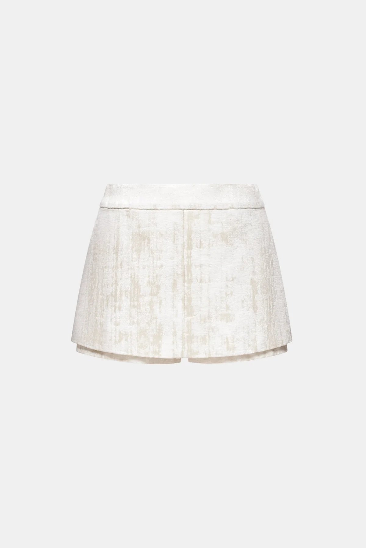 Montsand Ivory Brocade Blazer &amp; Ivory Brocade Mini Skirt