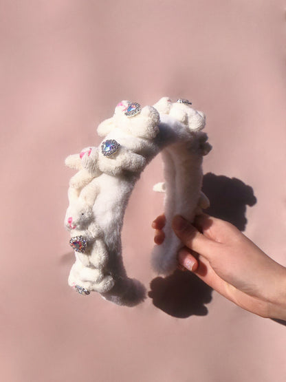 My Rosebar Snow Bunny Headband
