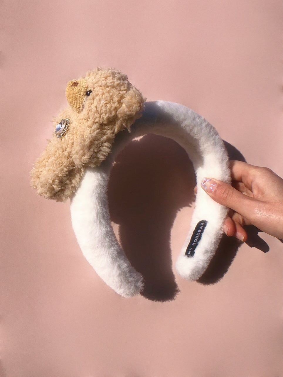 My Rosebar Snow Teddy Headband