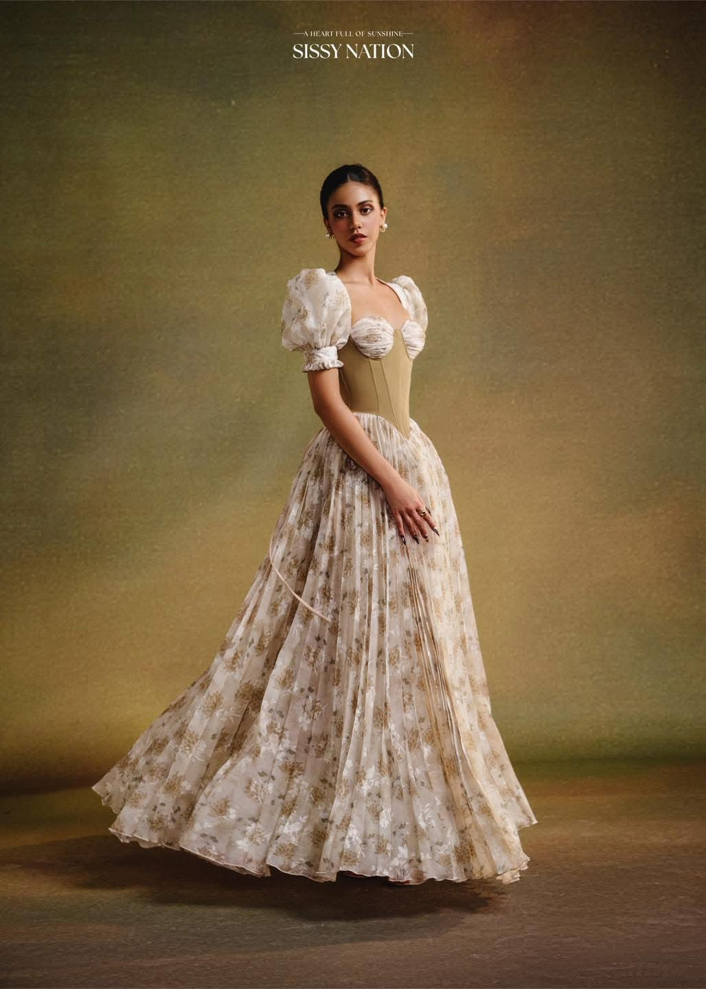 Sissy Forbidden Corset Pleated Dress