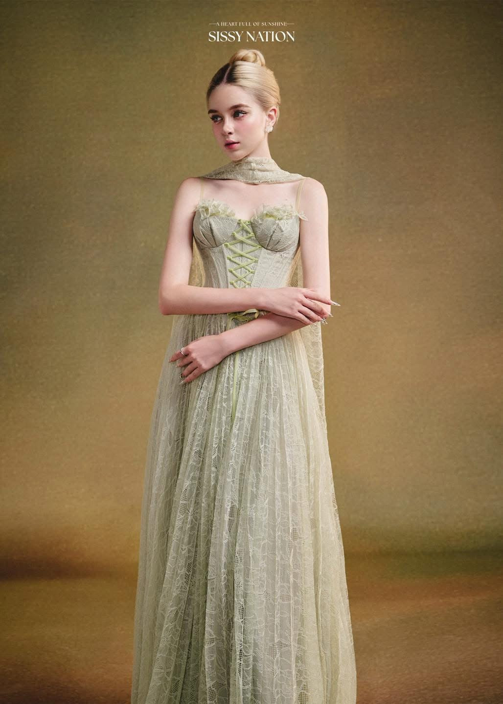 Sissy Twilight Corset Pleated Dress