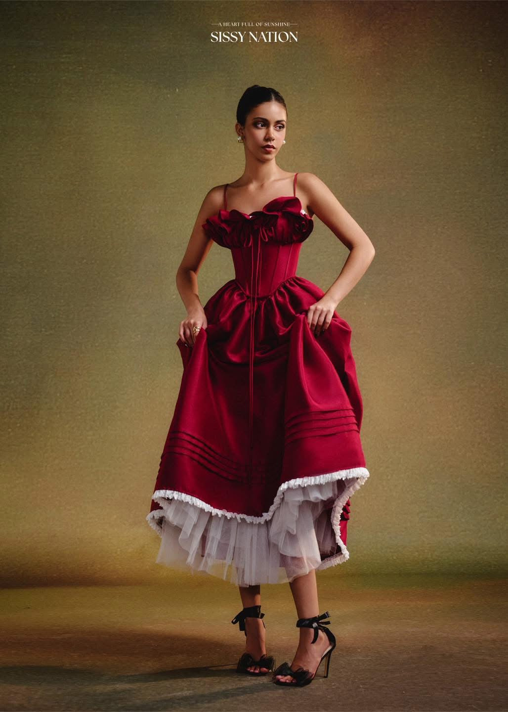 Sissy Tulip Corset Dress(2color)