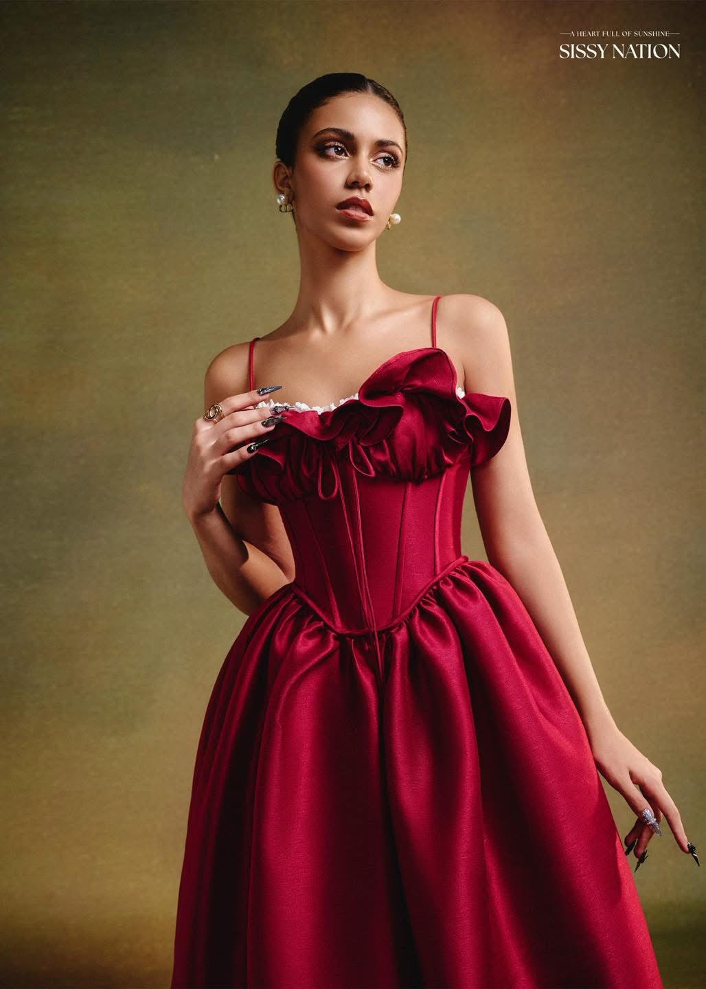 Sissy Tulip Corset Dress(2color)