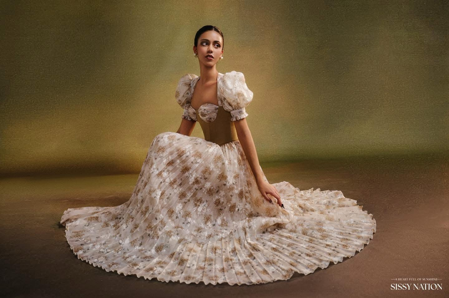 Sissy Forbidden Corset Pleated Dress