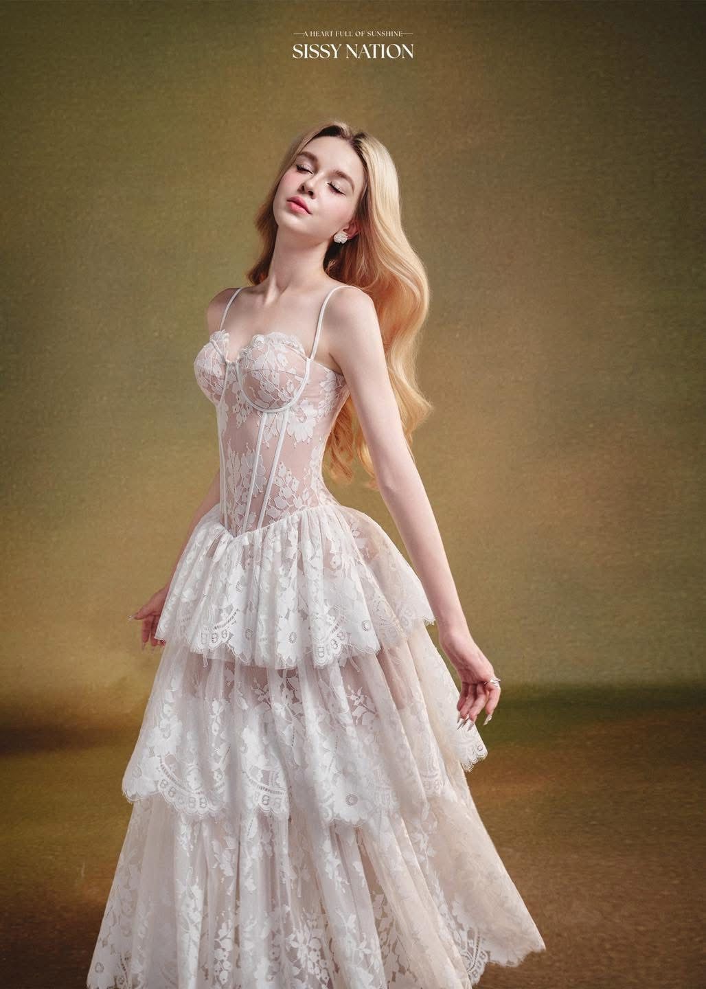 Sissy The Feather Corset Dress