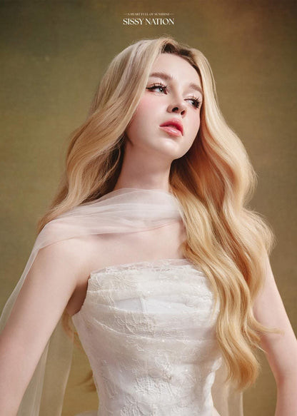 Sissy Amelia Corset Dress- white