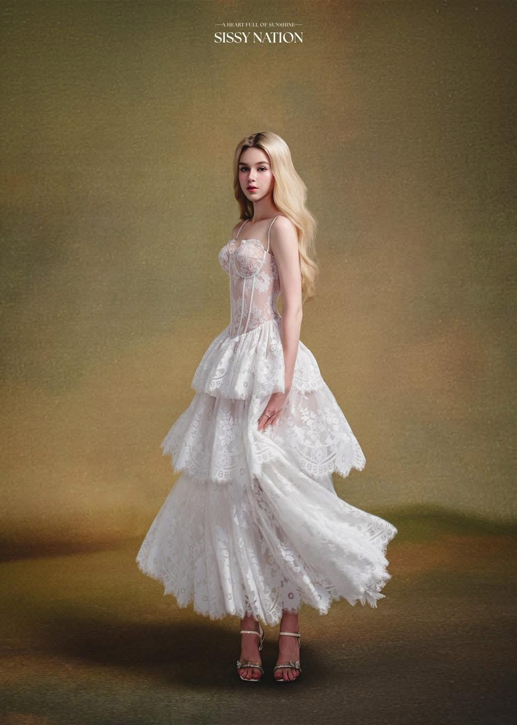 Sissy The Feather Corset Dress