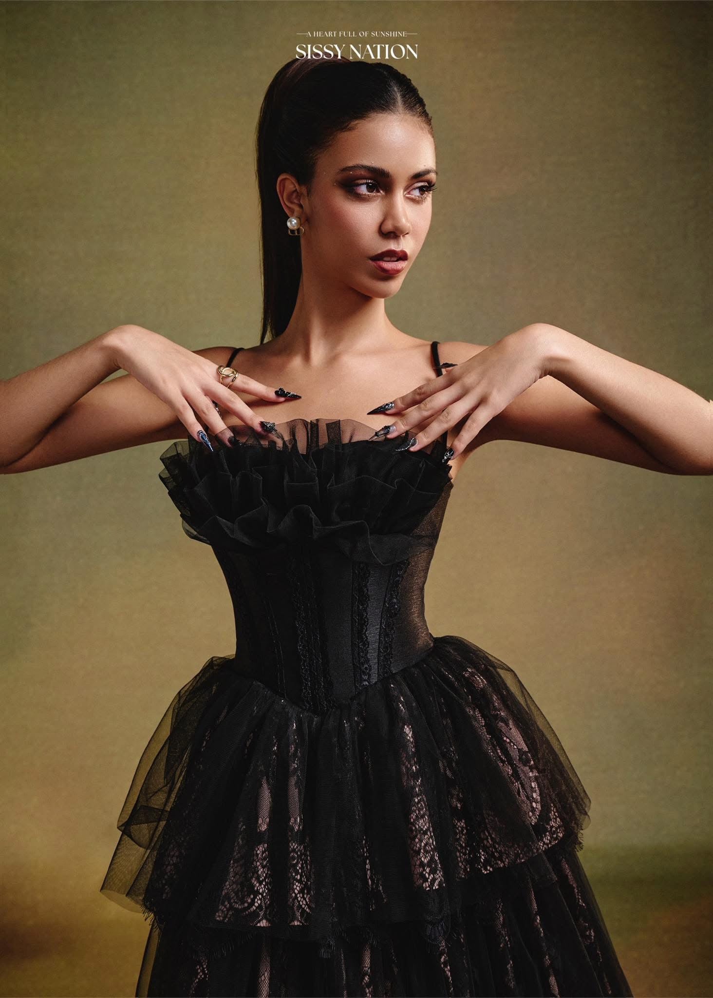 Sissy Opera By Night Corset Dress