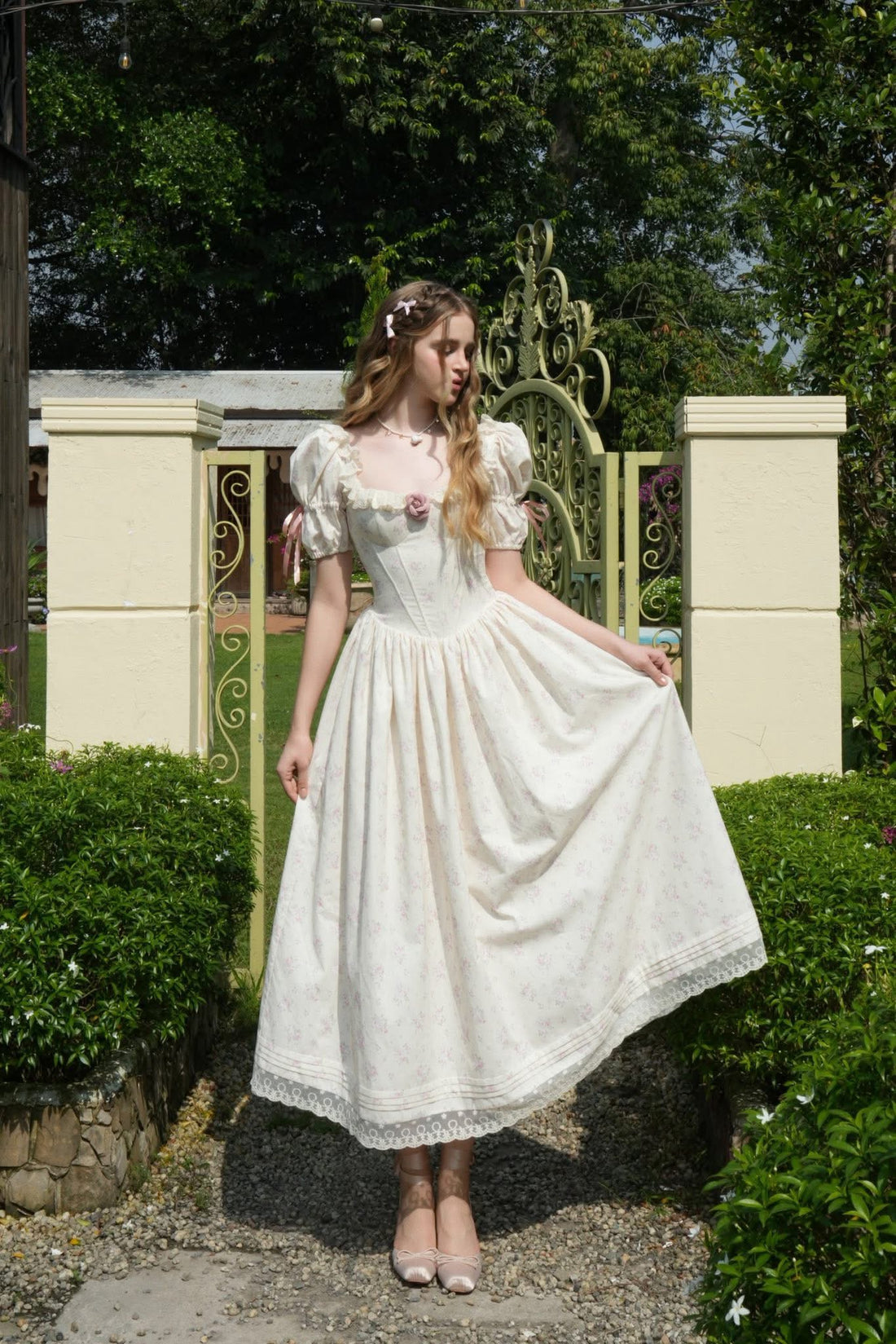 BEL ANGE Flora Whisper Long Dress