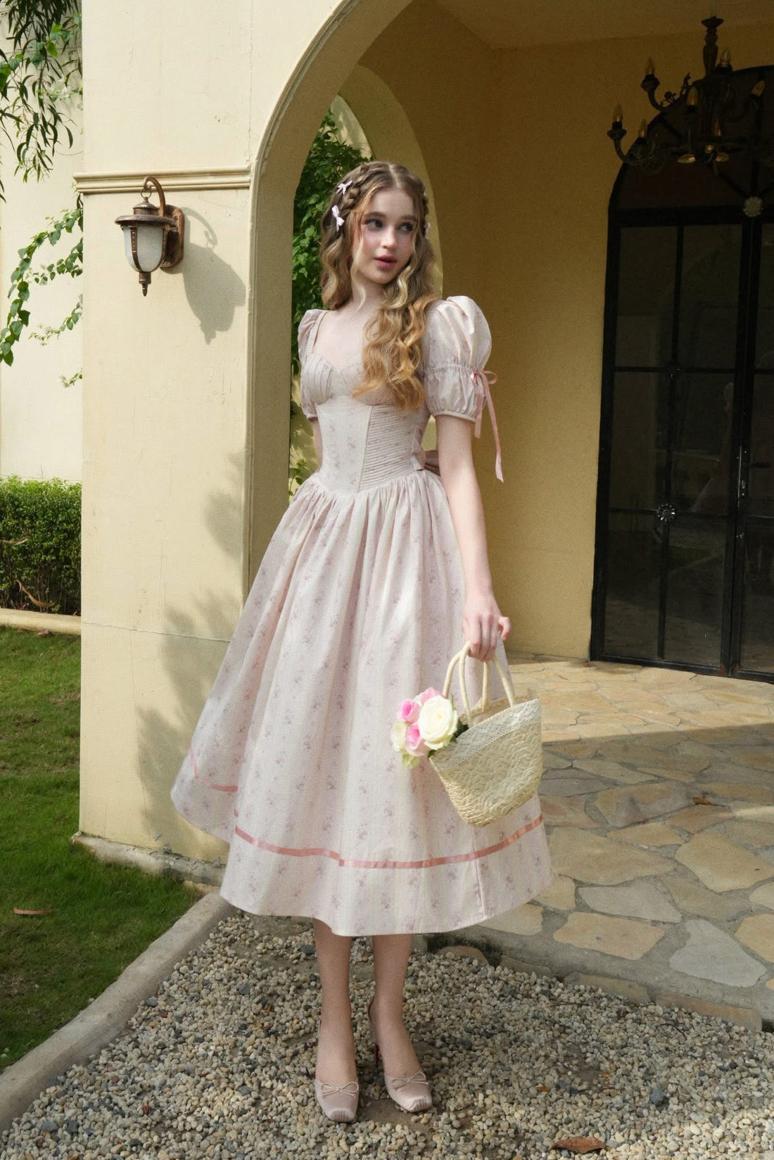 BEL ANGE Dreambloom Midi Dress