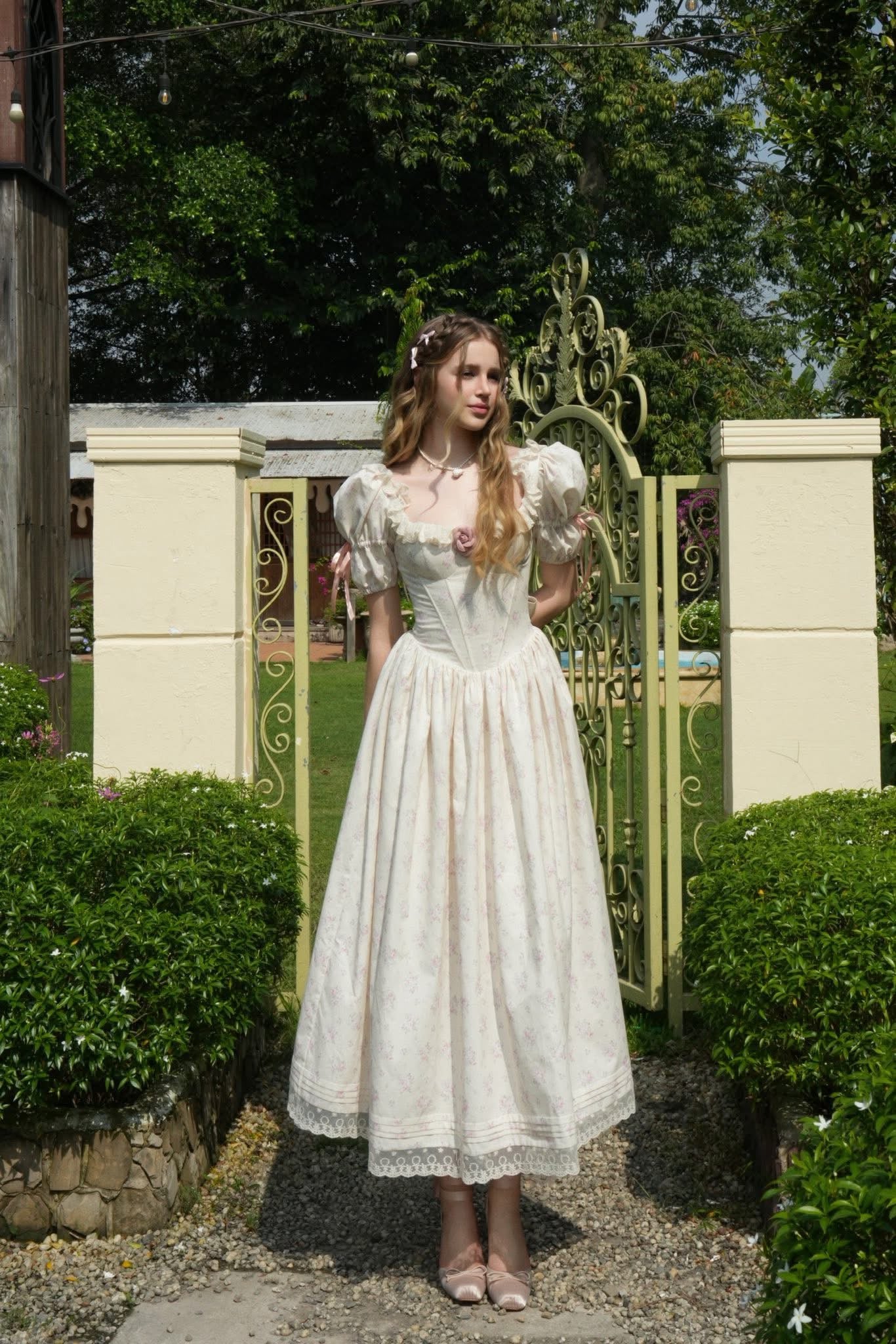 BEL ANGE Flora Whisper Long Dress