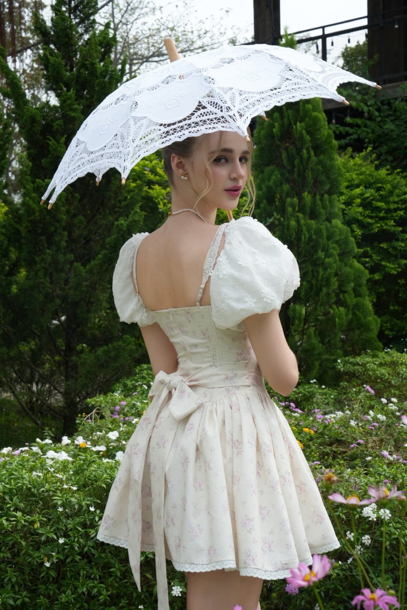 BEL ANGE Roselune Mini Dress (2color)