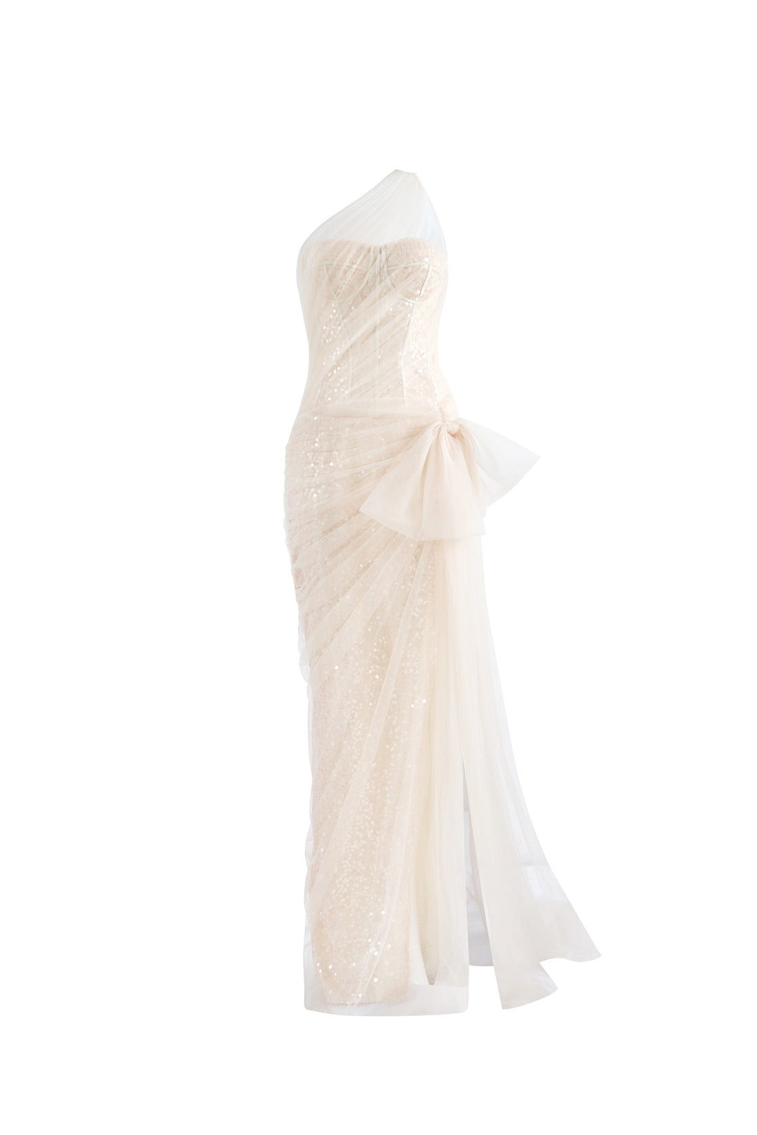 Calista LUMINELLE Slit Floor Length Dress