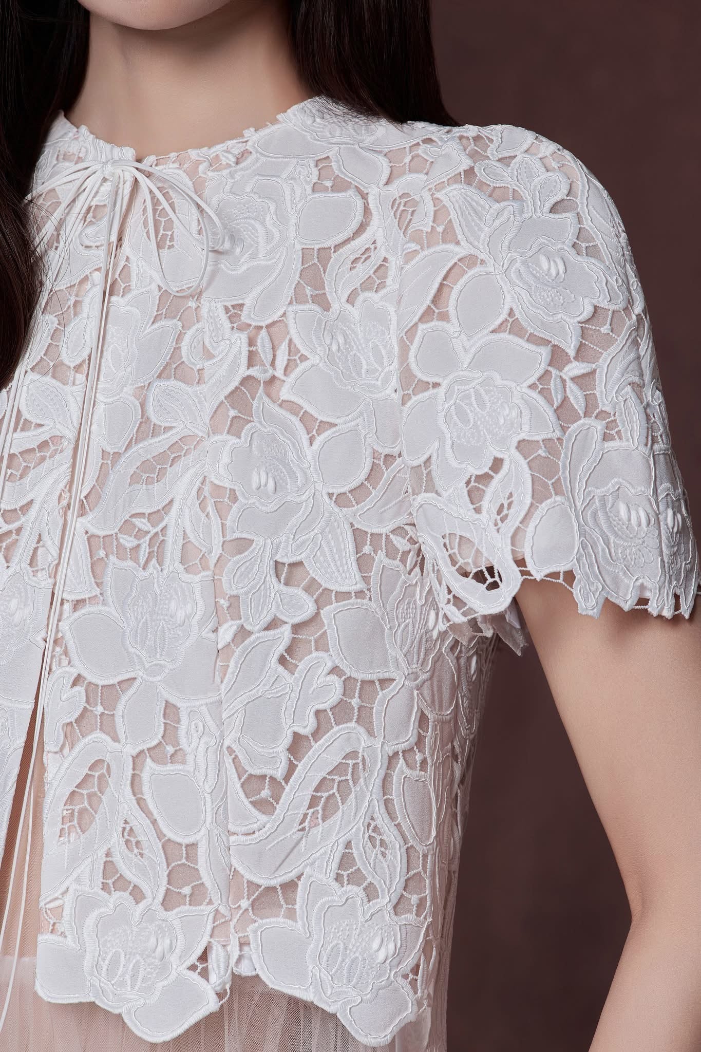 Raffiné YVETTA FLORAL LACE TOP &amp; SHORT &amp; MIDI DRESS