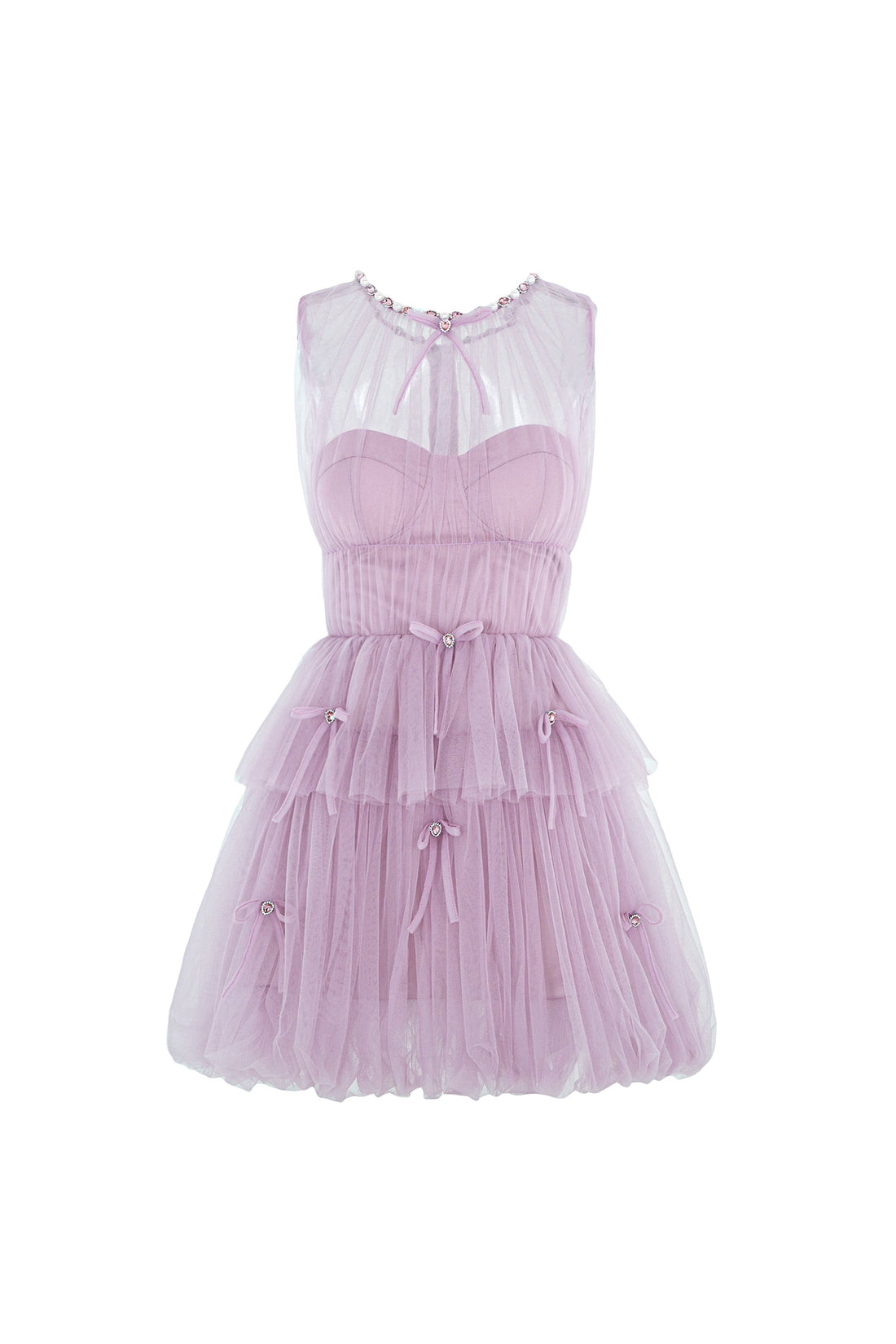Calista SALOR Jewel Neck Mini Dress