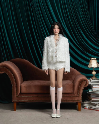 SWAN Closet Jacket &amp; Bra Lace &amp; Shorts