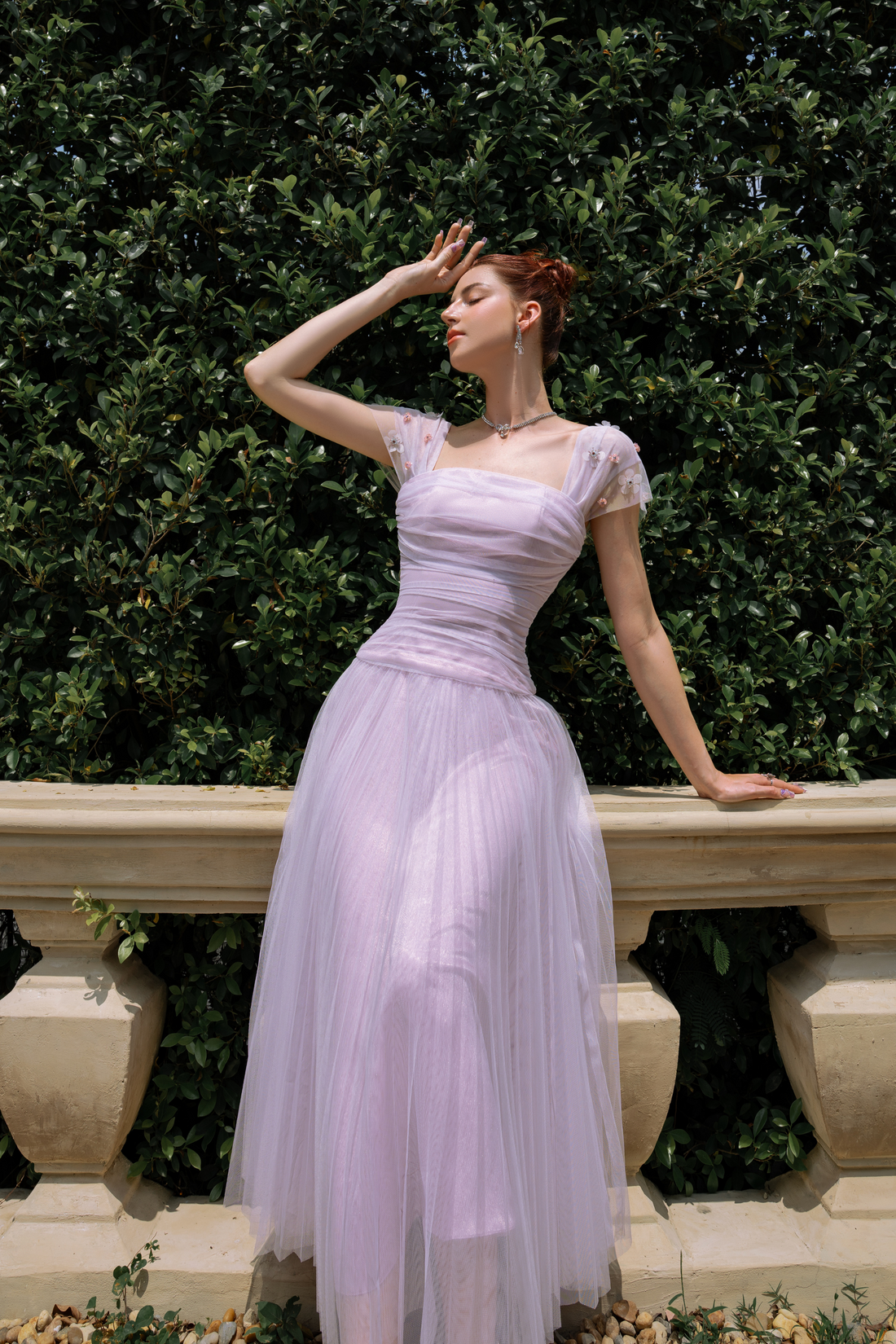 Calista ANGELIC Haze Midi Tulle Dress