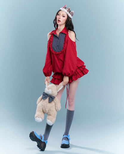 Chan.closet Meo Meo Set (Red)