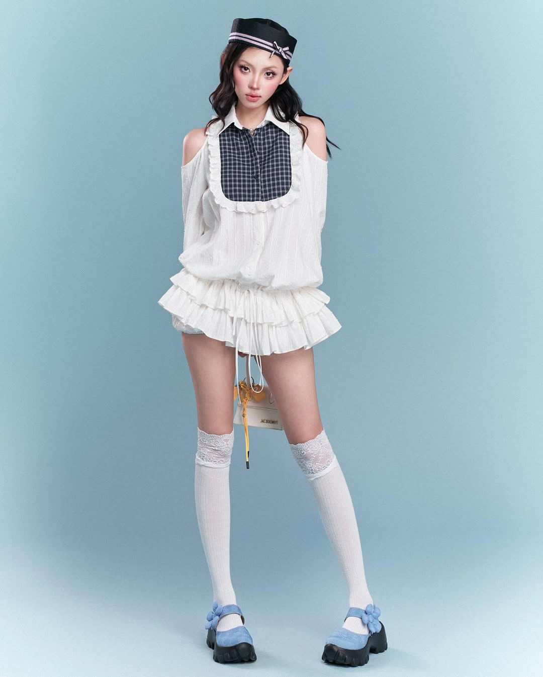 Chan.closet Meo Meo Set (White)