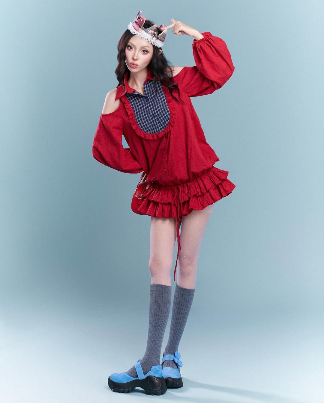 Chan.closet Meo Meo Set (Red)