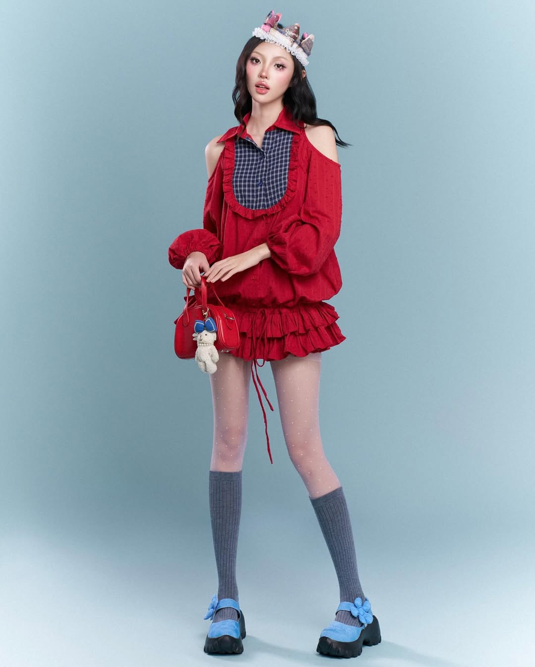 Chan.closet Meo Meo Set (Red)