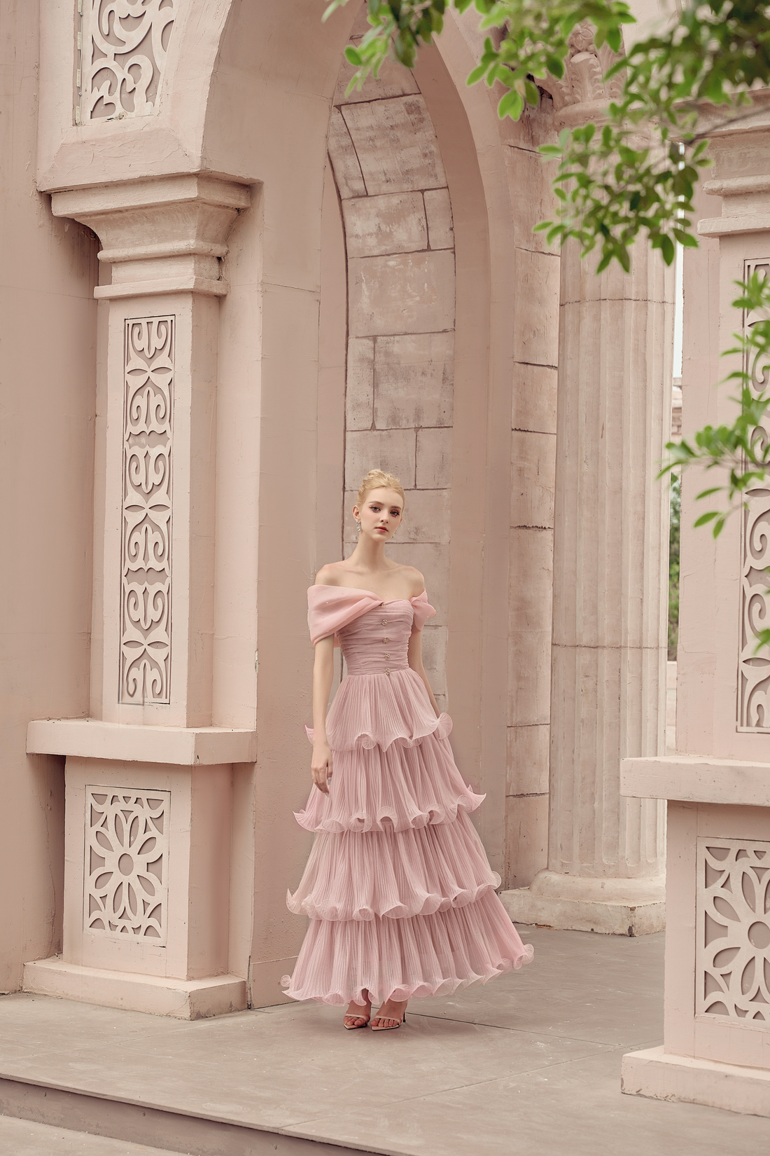Calista ROSABELLA Layer Floor Length Dress
