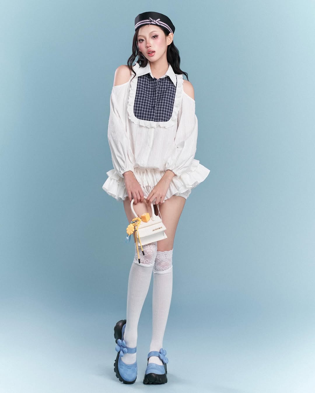 Chan.closet Meo Meo Set (White)