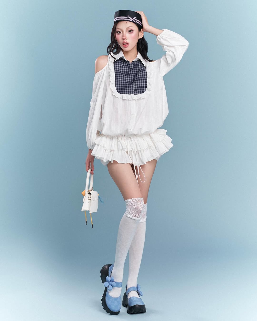 Chan.closet Meo Meo Set (White)