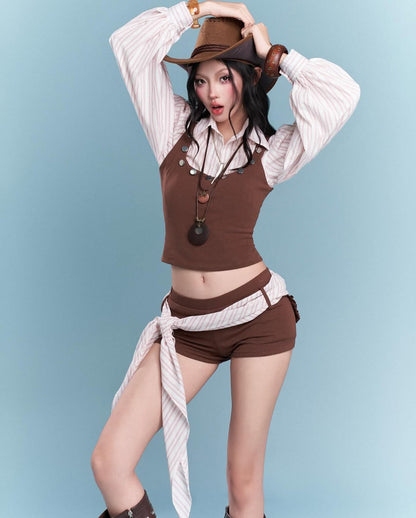 Chan.closet Karani Top &amp; Karani Short