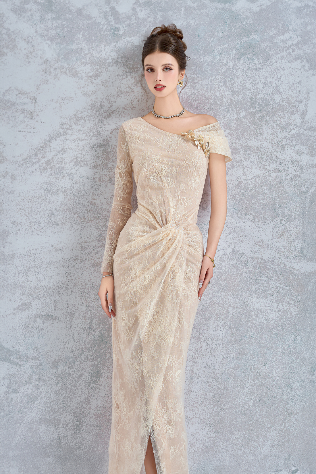 Calista ARCTURUS Sarong Asymmetric Floor Length Dress